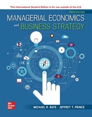 Managerial Economics & Business Strategy ISE 10th edition kaina ir informacija | Ekonomikos knygos | pigu.lt