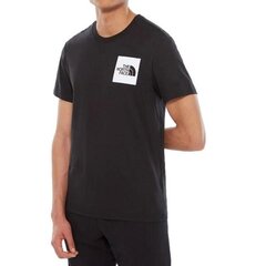 M s-s fine tee the north face for men's black nf00ceq5jk3 NF00CEQ5JK3 цена и информация | Мужские футболки | pigu.lt