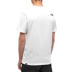 M s-s fine tee the north face for men's white nf00ceq5la9 NF00CEQ5LA9 цена и информация | Мужские футболки | pigu.lt