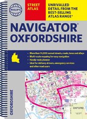 Philip's Navigator Street Atlas Oxfordshire: Spiral edition цена и информация | Путеводители, путешествия | pigu.lt