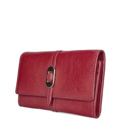 Женский кожаный кошелёк SAMANTA-3 , красный цена и информация | Женские кошельки, держатели для карточек | pigu.lt