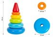 Piramidė Technok, 20 cm kaina ir informacija | Žaislai kūdikiams | pigu.lt