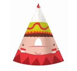 Бумажные шапочки "Индийская вечеринка", 12 шт. цена и информация | Праздничные декорации | pigu.lt