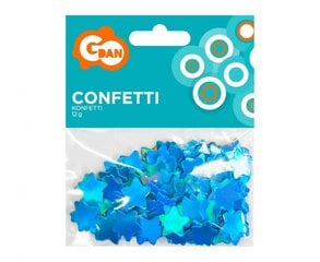 Popierinis konfeti, mėlynas, 36 g. kaina ir informacija | Dekoracijos šventėms | pigu.lt