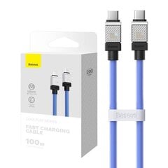 Cable USB-C do USB-C Baseus CoolPlay 100W 2m (blue) цена и информация | Кабели для телефонов | pigu.lt