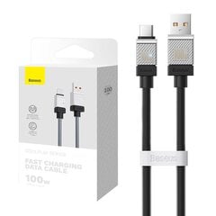 Cable USB do USB-C Baseus CoolPlay 100W 1m (black) цена и информация | Кабели для телефонов | pigu.lt