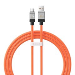 Baseus cable CoolPlay USB - Lightning 2m 2,4A orange цена и информация | Кабели для телефонов | pigu.lt
