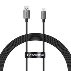 Cable USB do USB-C Baseus Superior 100W 2m (white) цена и информация | Кабели для телефонов | pigu.lt