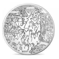 Kolekcinė 100 Eur moneta Berlyno sienos griūtis, sidabrinė kaina ir informacija | Numizmatika | pigu.lt