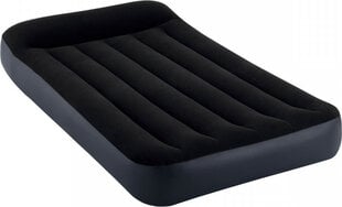 Pripučiamas čiužinys Intex Air Bed, 99x25x191 cm, juodas цена и информация | Надувные матрасы и мебель | pigu.lt