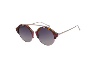 Солнцезащитные очки с металлической оправой для женщин Eclat MF 203 04 53-21, янтарь с серебряными цена и информация | Женские солнцезащитные очки, неоновые розовые | pigu.lt
