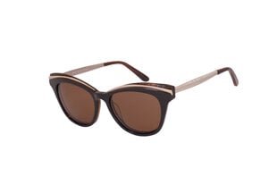 Солнцезащитные очки для женщин Eclat GF 111 C2 53-18, коричневый с золотом цена и информация | Женские солнцезащитные очки, неоновые розовые | pigu.lt