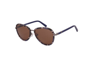 Солнцезащитные очки с металлической оправой для женщин Eclat GF 114 C2 55-16, янтарь с голубым цена и информация | Женские солнцезащитные очки, неоновые розовые | pigu.lt