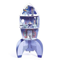 Раскрась-Собери-Играй (DIY) - Космическая ракета, DJECO DJ08009 цена и информация | Развивающие игрушки | pigu.lt