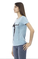 Marškinėliai moterims Trussardi Action, mėlyni kaina ir informacija | Trussardi Drabužiai moterims | pigu.lt