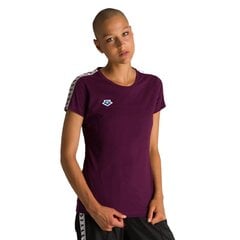 Marškinėliai moterims Arena Icons Team T-shirt, violetinė kaina ir informacija | Palaidinės, marškiniai moterims | pigu.lt