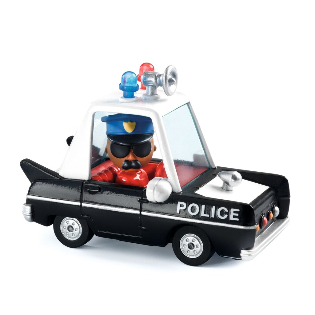 Mašinėlė Paskubėk policija, Djeco Crazy Motors DJ05473 kaina ir informacija | Žaislai berniukams | pigu.lt