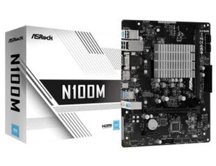 ASRock N100M kaina ir informacija | Pagrindinės plokštės | pigu.lt