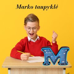 Taupyklė Raidė Markas, 20 cm цена и информация | Оригинальные копилки | pigu.lt