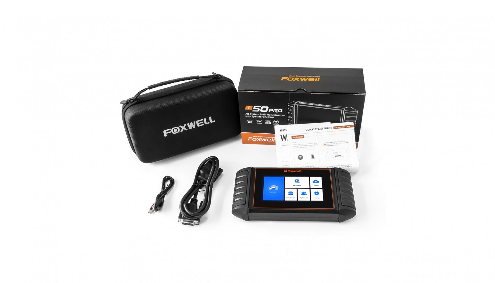 Universali diagnostika automobiliams Foxwell I50 PRO kaina ir informacija | Auto reikmenys | pigu.lt