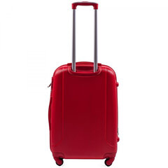 Чемодан среднего размера Wings K310, M, красный цена и информация | Чемоданы, дорожные сумки  | pigu.lt