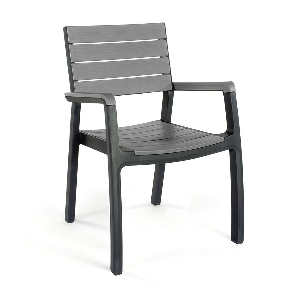 Sodo kėdė Harmony, pilka kaina ir informacija | Lauko kėdės, foteliai, pufai | pigu.lt