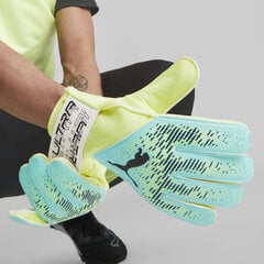 Вратарские перчатки Puma Ultra Grip 041817 06/7, желтые/зеленые цена и информация | Футбольная форма и другие товары | pigu.lt