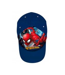 Детская кепка Javoli Spiderman 64344 01, тёмно-синяя, 64344*01-054 цена и информация | Шапки, перчатки, шарфы для мальчиков | pigu.lt