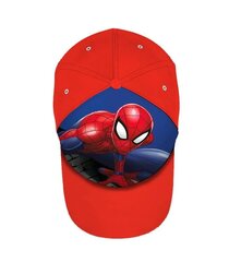 Детская кепка Javoli Spiderman 64344 02, красная, 64344*02-054 цена и информация | Шапки, перчатки, шарфы для мальчиков | pigu.lt