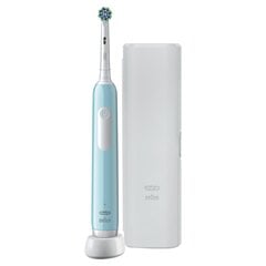 Oral-B Pro Series 1 Caribeean Blue + Travel Case kaina ir informacija | Elektriniai dantų šepetėliai | pigu.lt