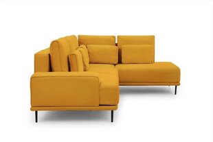 Dešininė kampinė sofa Bogart Nicole, geltona kaina ir informacija | Minkšti kampai | pigu.lt