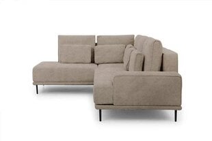 Левосторонний угловой диван Bogart Nicole, коричневый цвет цена и информация | Угловые диваны | pigu.lt