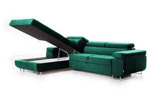 Kairinė kampinė sofa Bogart Annabelle II, žalia kaina ir informacija | Minkšti kampai | pigu.lt