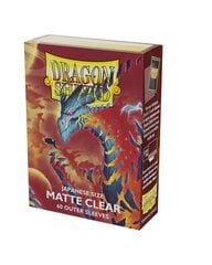 Įmautės kortelėms Dragon Shield Japanese Matte Clear Outer Sleeves Clear Cosmere kaina ir informacija | Stalo žaidimai, galvosūkiai | pigu.lt
