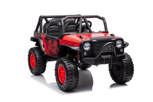 Dvivietis vaikiškas elektromobilis Jeep QY2188, raudonas kaina ir informacija | Elektromobiliai vaikams | pigu.lt