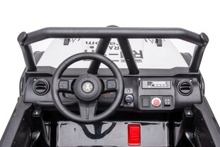 Dvivietis vaikiškas elektromobilis Jeep QY2188, baltas kaina ir informacija | Elektromobiliai vaikams | pigu.lt