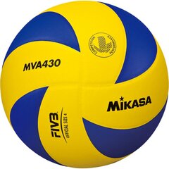 Tinklinio kamuolys Mikasa V430W, 4, geltonas/mėlynas kaina ir informacija | Mikasa Sportas, laisvalaikis, turizmas | pigu.lt