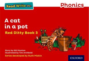 Read Write Inc. Phonics: Red Ditty Book 3 A Cat in a Pot kaina ir informacija | Knygos paaugliams ir jaunimui | pigu.lt