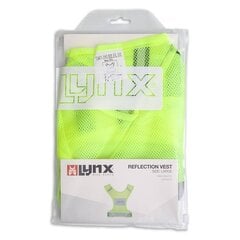 LYNX REFLECTION VEST YELLOW цена и информация | Одежда для велосипедистов | pigu.lt