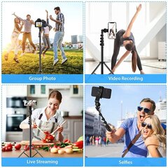 Fusion FSTRIP160BK kaina ir informacija | Asmenukių lazdos (selfie sticks) | pigu.lt