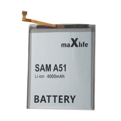 Maxlife battery for Samsung Galaxy A51 5G A515 EB-BA516ABY 4000mAh цена и информация | Батарейки | pigu.lt