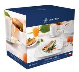 Lubiana lėkščių rinkinys, 30 vnt. цена и информация | Посуда, тарелки, обеденные сервизы | pigu.lt