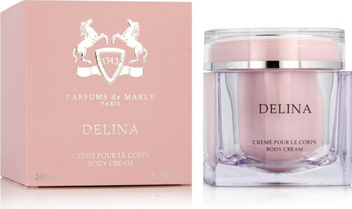Parfumuotas kūno kremas moterims Parfums de Marly Delina, 200 ml цена и информация | Parfumuota kosmetika moterims | pigu.lt