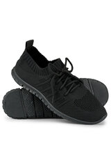 Sportiniai batai moterims 8021, juodi kaina ir informacija | Sportiniai bateliai, kedai moterims | pigu.lt