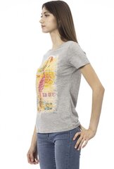 Marškinėliai moterims Trussardi Action, pilki kaina ir informacija | Trussardi Drabužiai moterims | pigu.lt