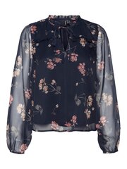 Vero Moda palaidinė moterims 5715432291555, mėlyna kaina ir informacija | Palaidinės, marškiniai moterims | pigu.lt