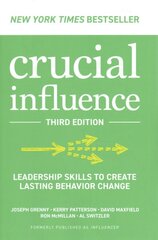 Crucial Influence, Third Edition: Leadership Skills to Create Lasting Behavior Change 3rd edition kaina ir informacija | Ekonomikos knygos | pigu.lt