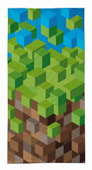 70X140 MINECRAFT Pixel paplūdimio rankšluostis kaina ir informacija | Patalynės komplektai | pigu.lt