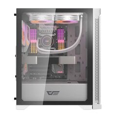 Darkflash DK361 computer case + 4 fans (white) цена и информация | Корпуса | pigu.lt