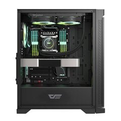 Darkflash DK361 computer case + 4 fans (black) цена и информация | Корпуса | pigu.lt